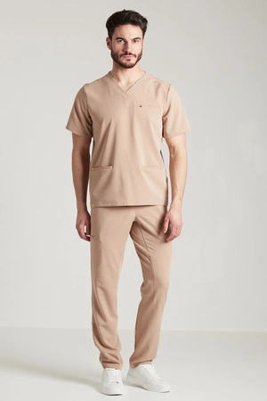 Bluza medyczna męska - Sokrates - Cappuccino