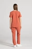 Spodnie medyczne proste damskie - Merit - Pumpkin spice - KangooSoft Premium