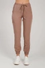 Spodnie medyczne joggery damskie - Merit - Mocha 