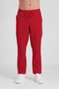 Spodnie medyczne proste męskie - Sokrates - Poppy red