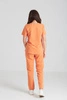 Spodnie medyczne proste damskie - Merit - Tangerine