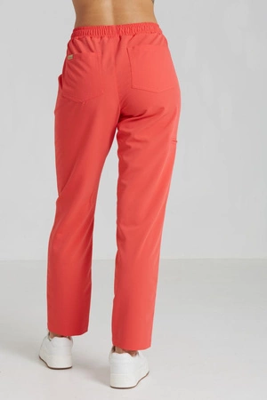 Spodnie medyczne proste damskie - Merit - Coral