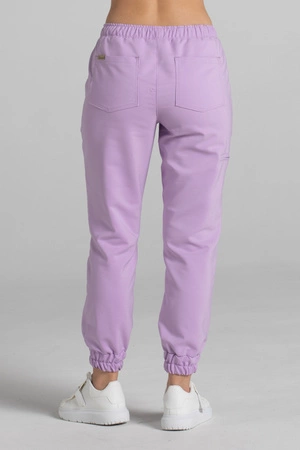 Spodnie medyczne joggery damskie - Merit - Lavender - KangooNature