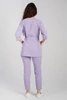 Spodnie medyczne przylegające damskie - Lilac dream