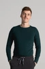 Longsleeve medyczny męski - Deep green - Bamboo collection