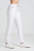 Spodnie medyczne proste damskie - Merit - Pearl white - KangooNature