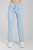Spodnie medyczne proste damskie - Merit - Celestial blue