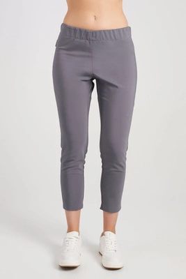 Spodnie medyczne przylegające damskie - KangooNature - Shadow grey