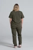 Spodnie medyczne proste damskie - Merit - Tuscan moss - KangooSoft Premium