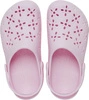Crocs Classic Floral Cut-Out Clog - Pink milk