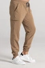 Spodnie medyczne joggery męskie - Sokrates - Caramel - KangooSoft Premium