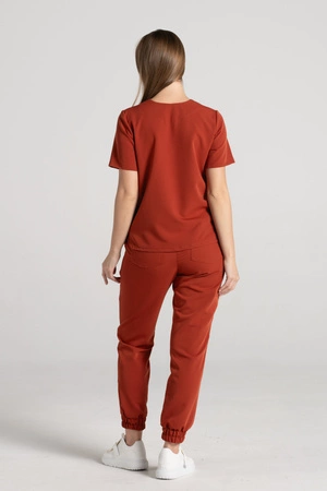 Spodnie medyczne joggery damskie - Merit - Amber