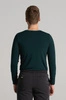Longsleeve medyczny męski - Deep green - Bamboo collection
