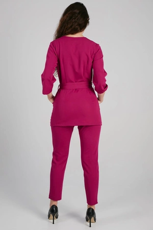 Spodnie medyczne przylegające damskie - Jazzberry jam