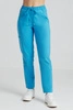 Spodnie medyczne proste damskie - Merit - Azure blue - KangooNature