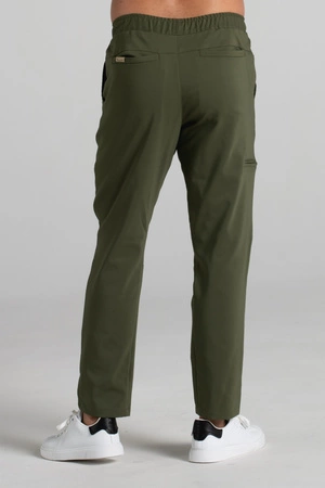 Spodnie medyczne proste męskie - Sokrates - Military green - KangooNature