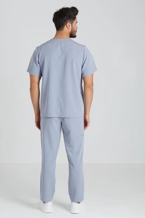 Spodnie medyczne proste męskie - Sokrates - Dove