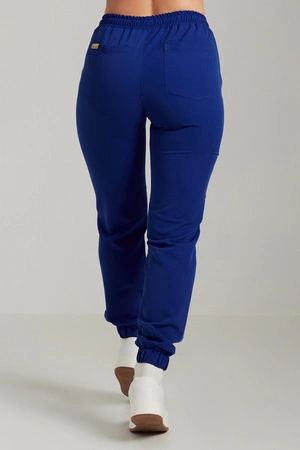 Spodnie medyczne joggery damskie - Merit - Royal blue