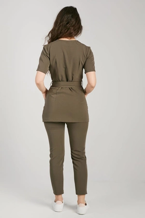 Tunika medyczna damska - Dark olive