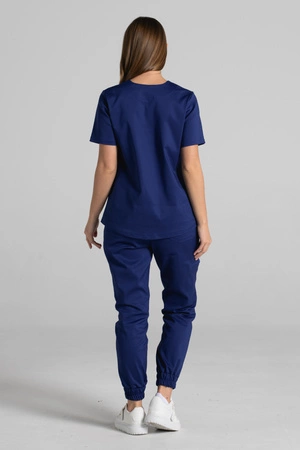 Spodnie medyczne joggery damskie - Merit - Astro blue - KangooNature