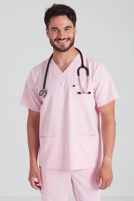 Bluza medyczna męska - Sokrates - Bubble gum