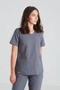 Bluza medyczna damska - Merit - Shadow grey - KangooNature