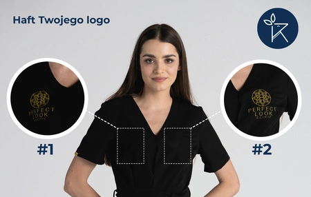 Haft loga na bluzie/tunice - 1 szt