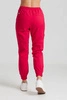 Spodnie medyczne joggery damskie - Merit - Bold red - KangooNature