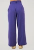 Spodnie medyczne damskie z szeroką nogawką - Lucy - Atomic berry - KangooSoft