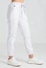 Spodnie medyczne joggery damskie - Merit - Pearl white - KangooNature