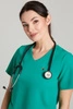 Bluza medyczna damska - Merit - Medical green