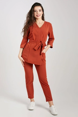 Spodnie medyczne przylegające damskie - Amber