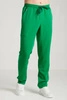 Spodnie medyczne proste męskie - Sokrates - Emerald green