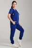 Spodnie medyczne joggery damskie - Merit - Royal blue