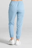 Spodnie medyczne joggery damskie - Merit - Baby blue - KangooSoft Premium