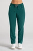 Spodnie medyczne proste damskie - Merit - Bottle green - KangooSoft Premium