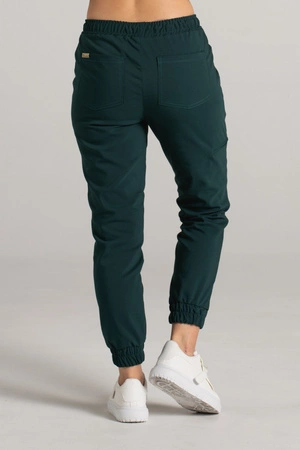 Spodnie medyczne joggery damskie - Merit - Bush green - KangooNature