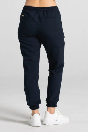 Spodnie medyczne joggery damskie - Merit - Dark navy