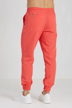 Spodnie medyczne joggery męskie - Sokrates - Coral