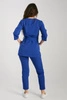 Tunika medyczna damska - rękaw 3/4 - Royal blue