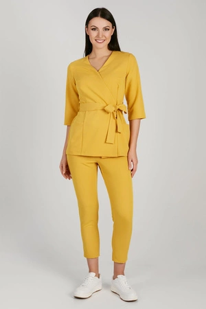 Tunika medyczna damska - rękaw 3/4 - Golden hour