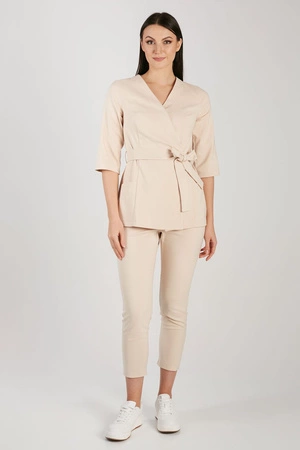 Tunika medyczna damska - rękaw 3/4 - KangooNature - Sahara