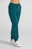 Spodnie medyczne joggery damskie - Merit - Mermaid blue - KangooSoft Premium
