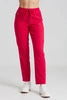 Spodnie medyczne proste damskie - Merit - Bold red - KangooNature
