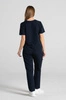 Krótka bluza medyczna damska Florence - Dark navy - KangooSoft