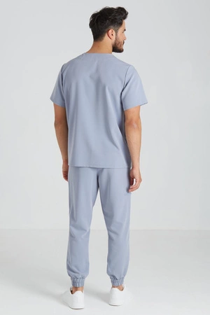 Spodnie medyczne joggery męskie - Sokrates - Dove