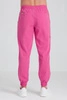 Spodnie medyczne joggery męskie - Sokrates - Hot pink