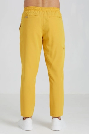 Spodnie medyczne proste męskie - Sokrates - Golden hour