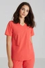 Bluza medyczna damska - Merit - Coral
