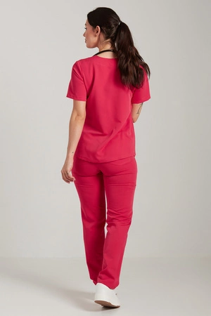 Bluza medyczna damska - Merit - Ultra pink